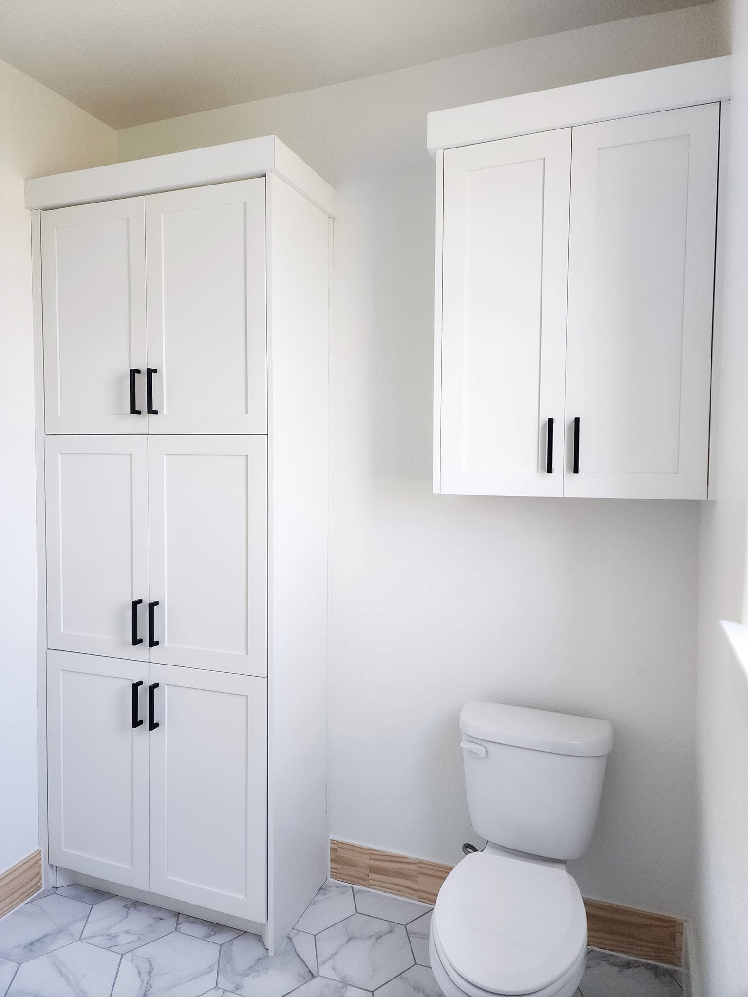Custom bathroom vanity by Wooden Woodworks in Central Texas