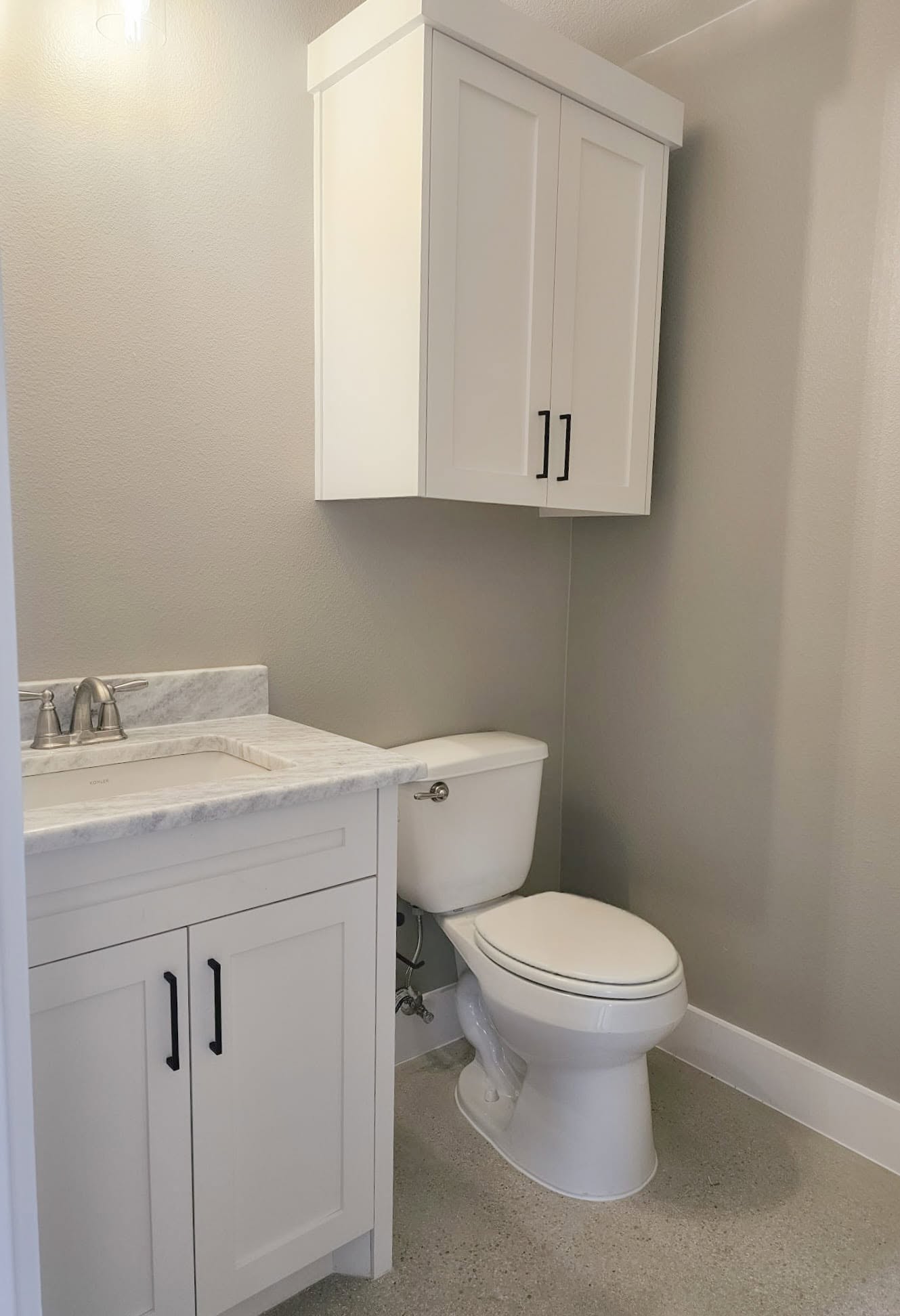 Custom bathroom vanity by Wooden Woodworks in Central Texas