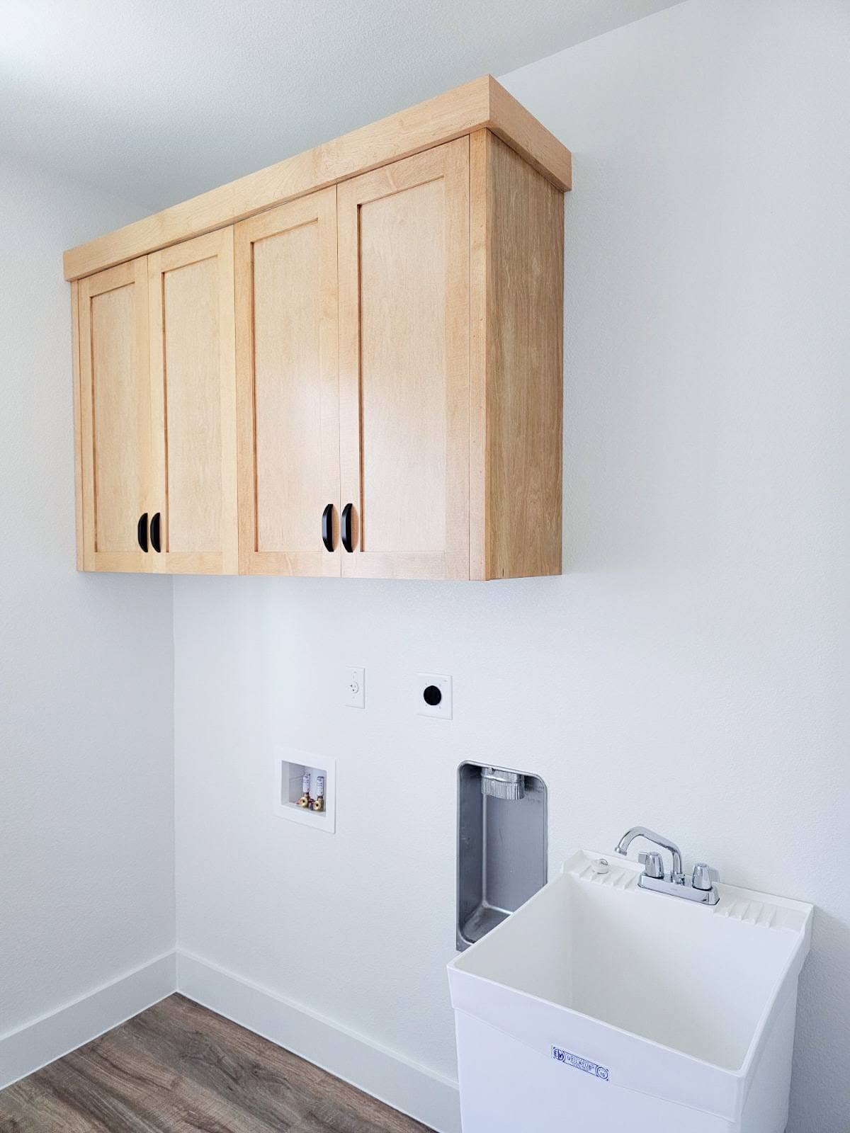 Custom bathroom vanity by Wooden Woodworks in Central Texas