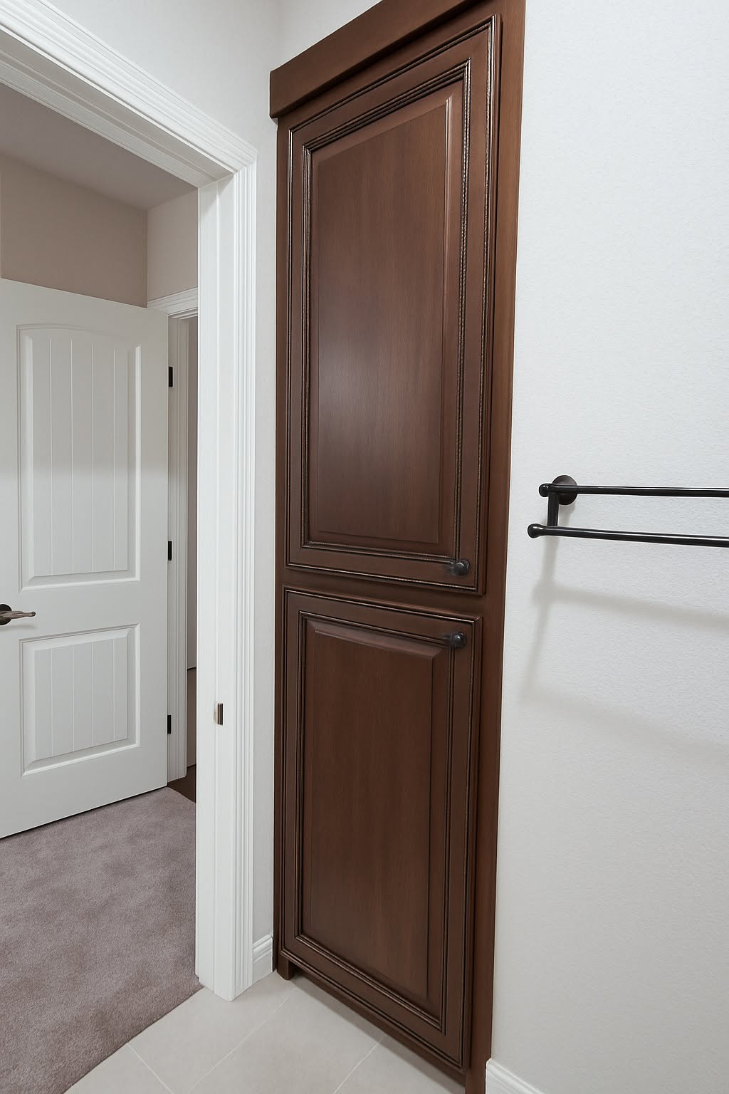 Custom bathroom vanity by Wooden Woodworks in Central Texas
