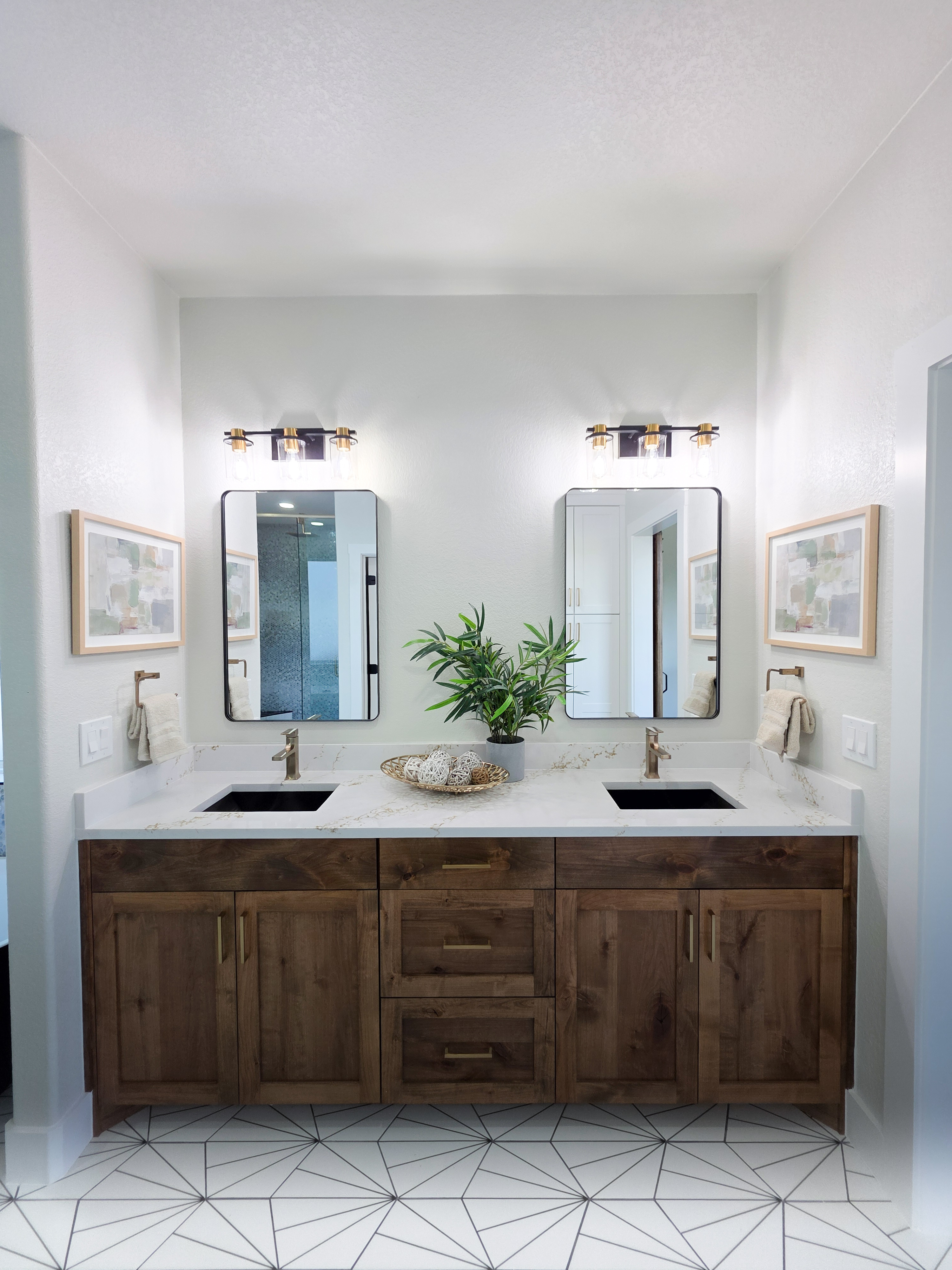 Ambrose Bathroom — custom vanities by Wooden Woodworks