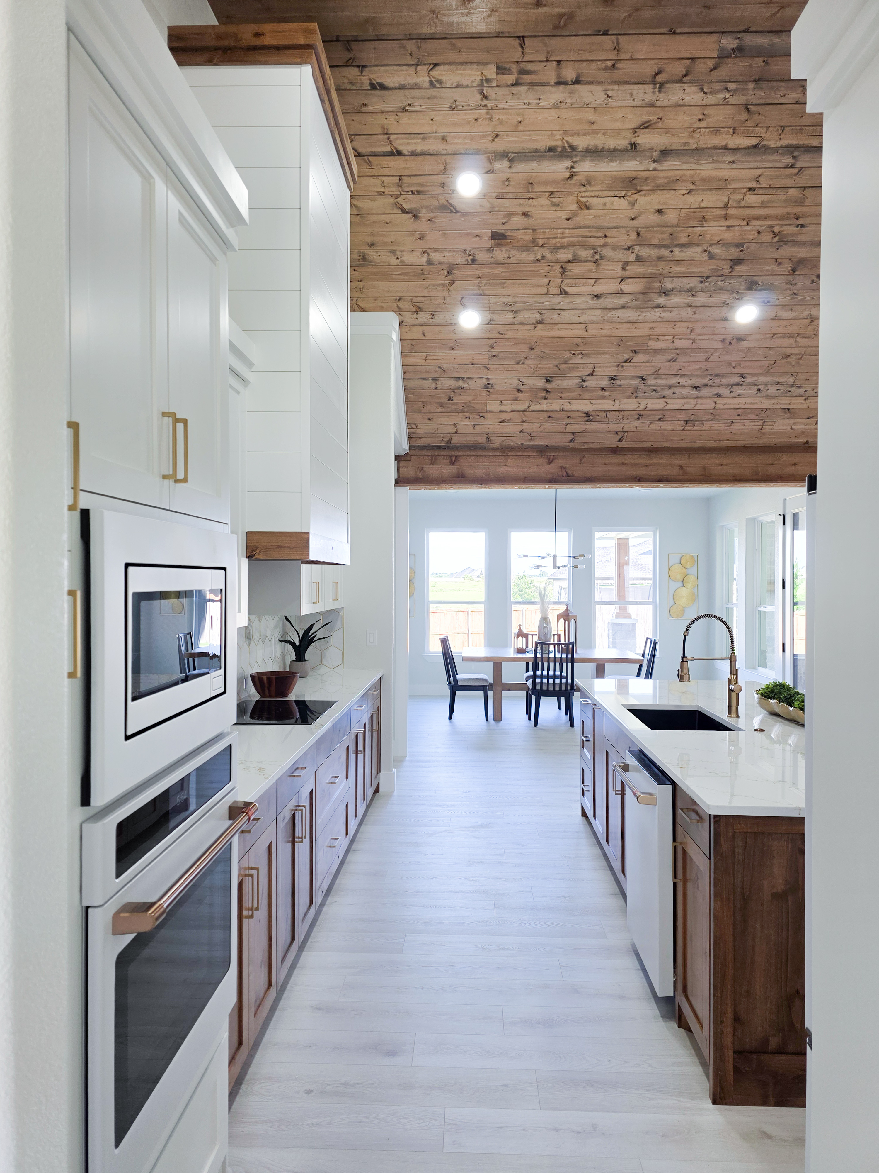 Custom cabinetry finished in-house at Wooden Woodworks