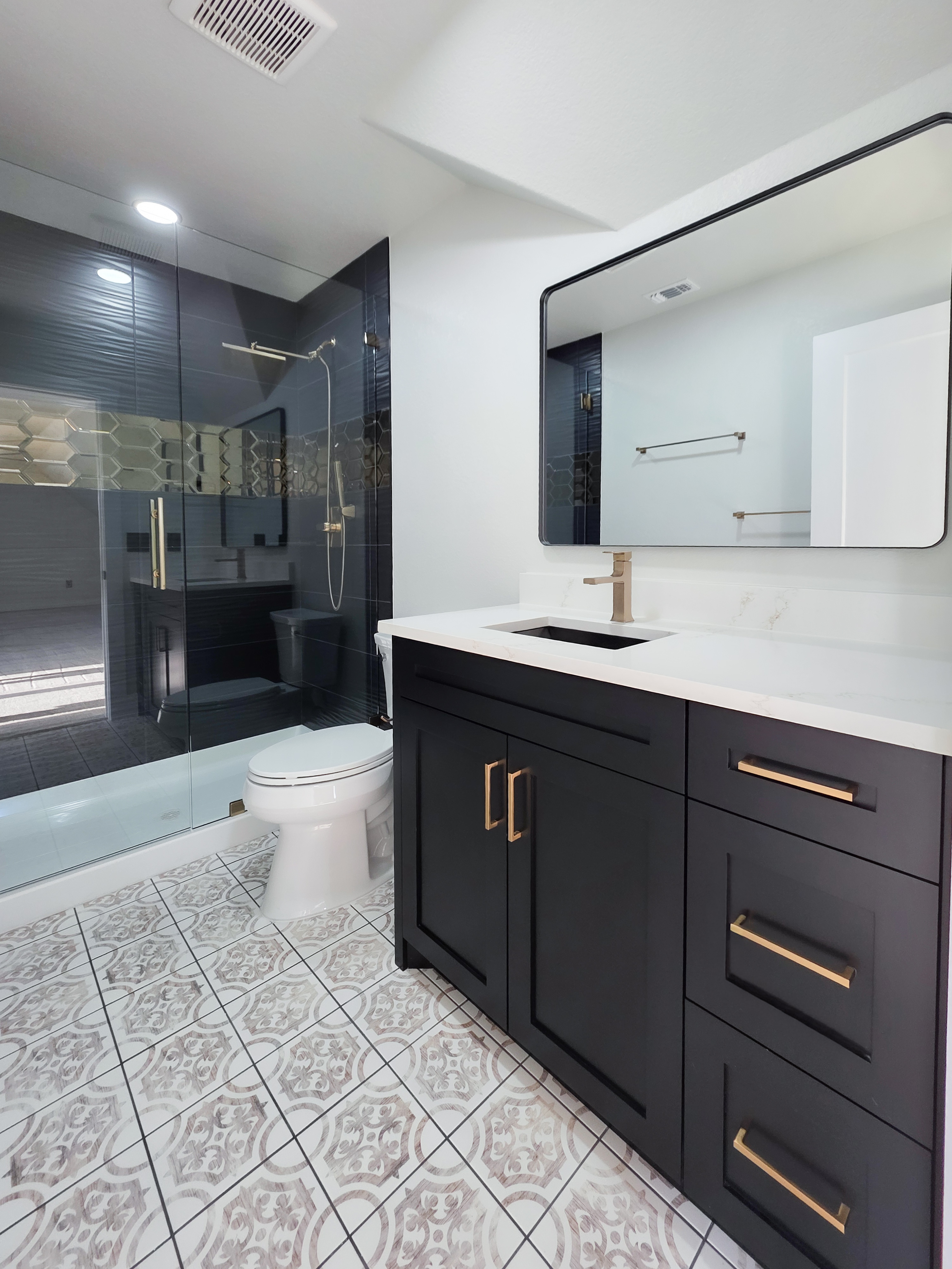 Inka Bathroom — custom vanities by Wooden Woodworks