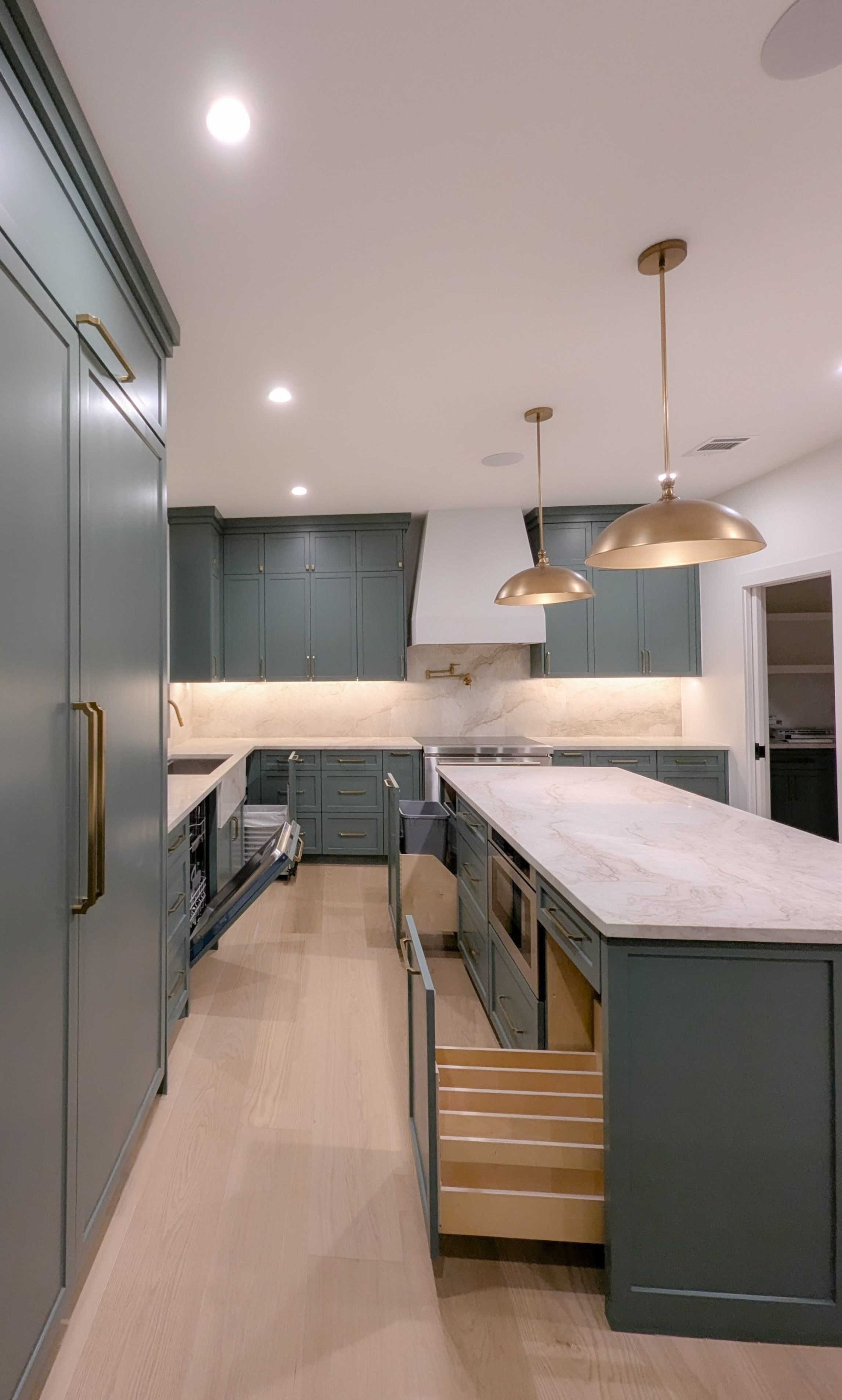 Mandeville Kitchen — custom cabinetry by Wooden Woodworks