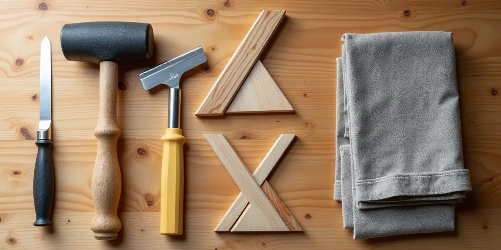 What tools are needed to dismantle a screwless wooden bed frame?