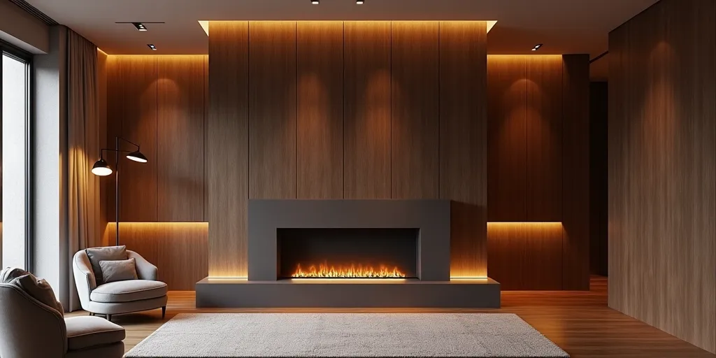 What role does lighting play in decorating with wood paneling?