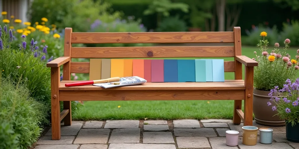 How to choose outdoor paint for wooden bench?