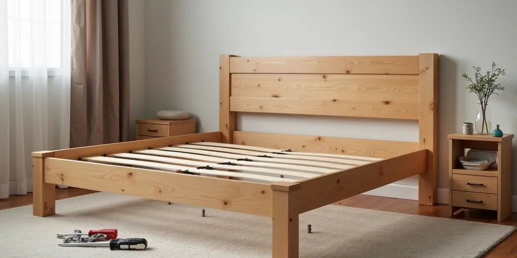 How should you disassemble the headboard, footboard, and side rails?