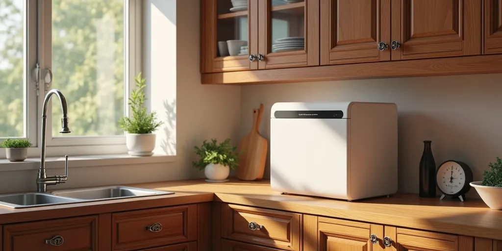How can you maintain a dry environment for wood cabinets?
