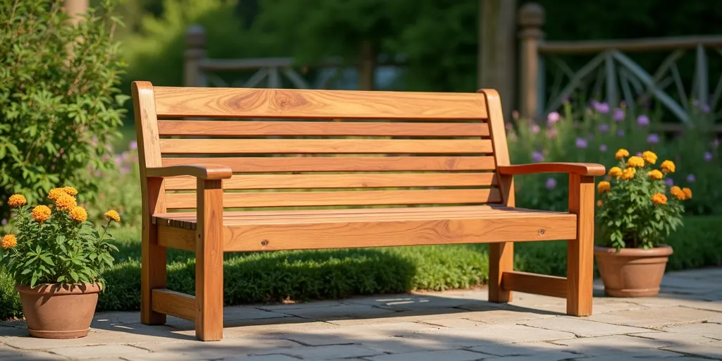 Why is cedar a great choice for outdoor furniture, including bench slats?