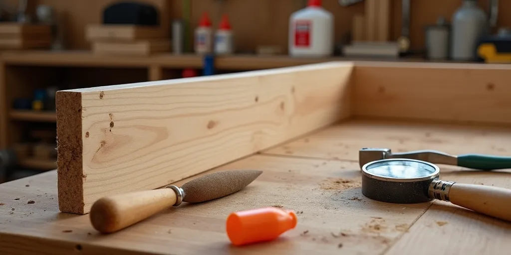 What steps can be taken to assess a damaged wooden bed frame rail?