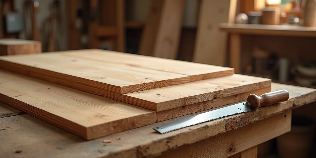 What materials and tools are needed to build a folding table out of wood?