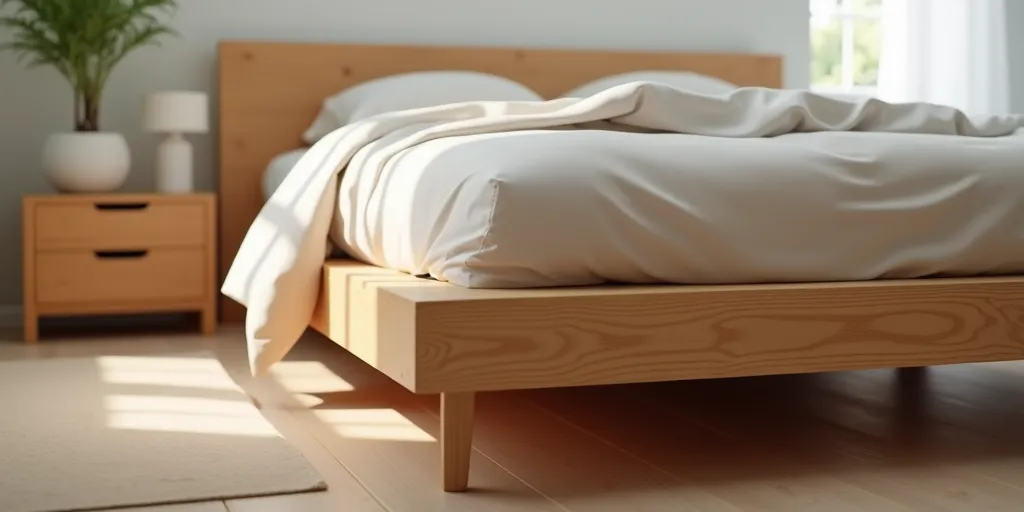 How to prevent cracks in a wooden bed frame?
