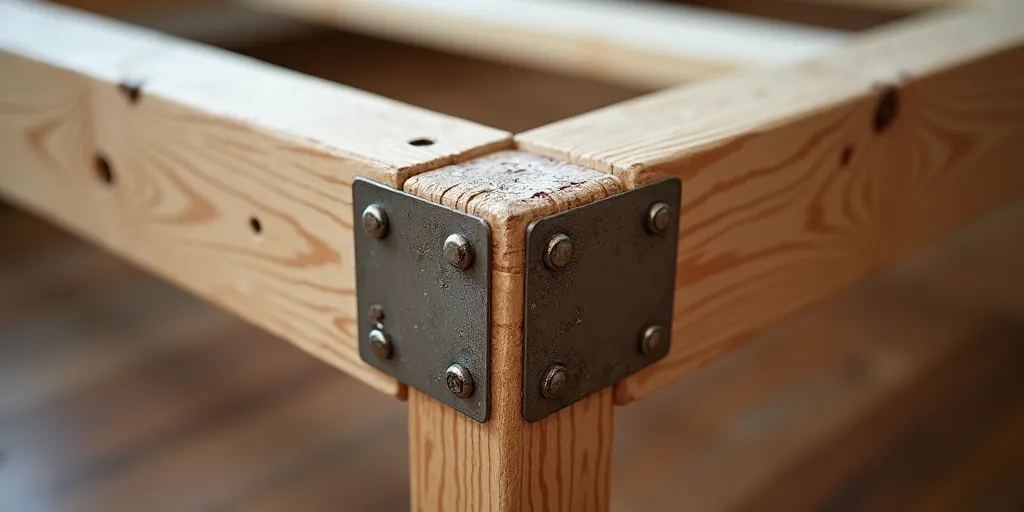 What causes a wooden bed frame to creak?