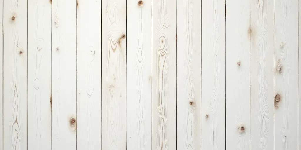 How does whitewashing affect the appearance of wood paneling?