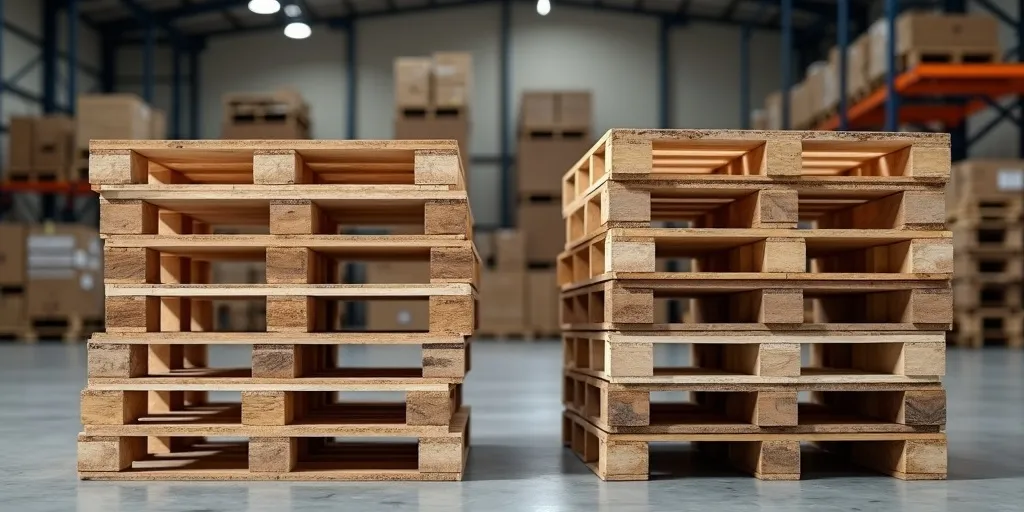 Why do new wooden pallets tend to be pricier than recycled ones?