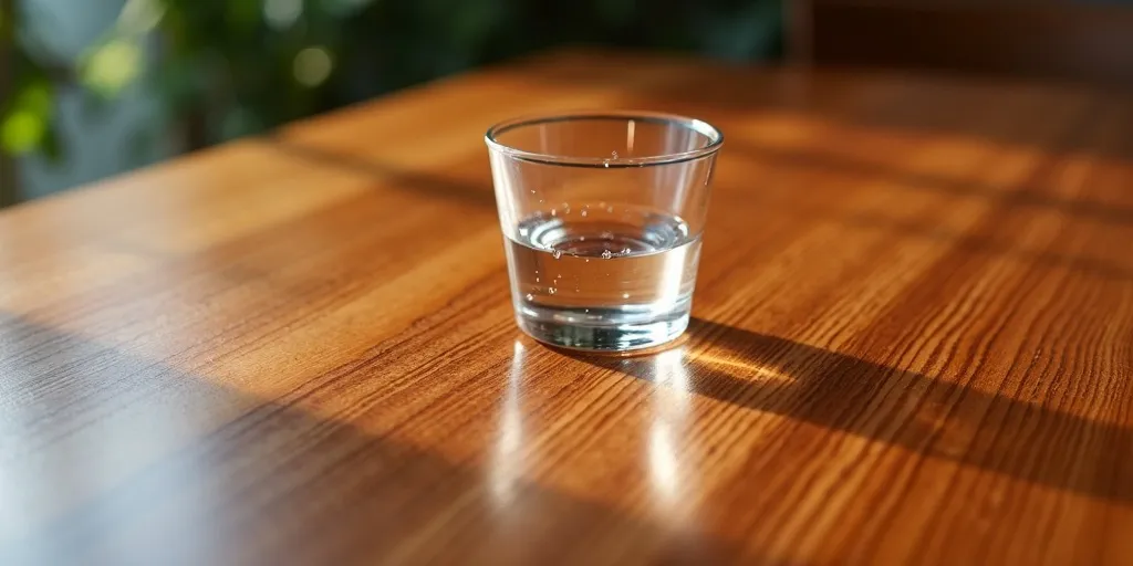 How can you test a polish on wood furniture?
