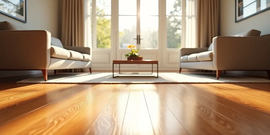 How can refinishing wood floors enhance the value of a home?
