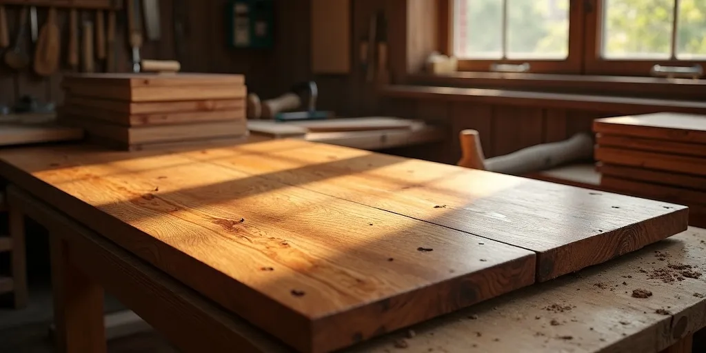 What factors influence the cost of a wooden table?