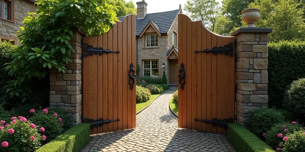 How can the cost of a wooden gate increase?