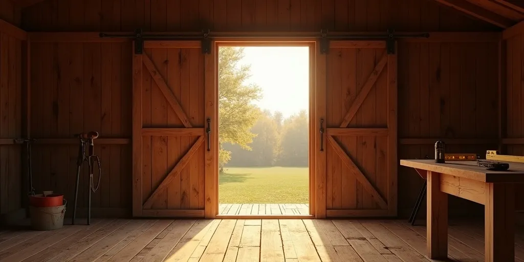 What measurements are needed for bifold barn doors?