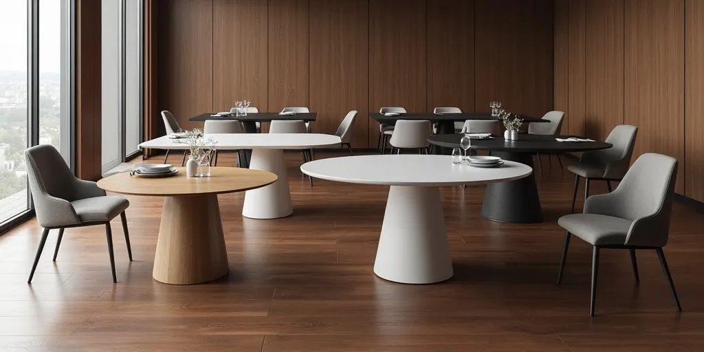 How to choose dining table color with dark wood floors?