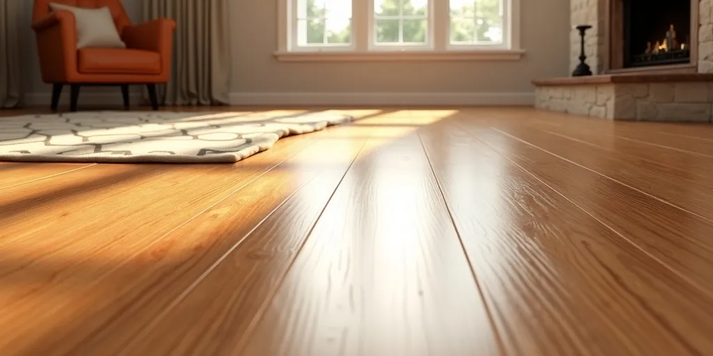 How can you restore shine to dull wood floors?