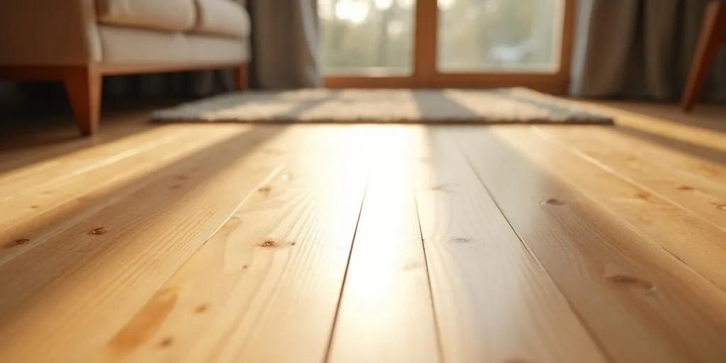 How do you assess if wood floors need polishing?