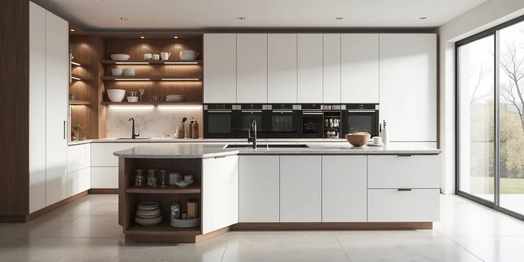 How do custom kitchen cabinets maximize functionality and aesthetics?