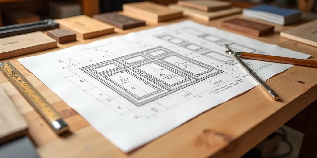 What steps are involved in making custom cabinets?