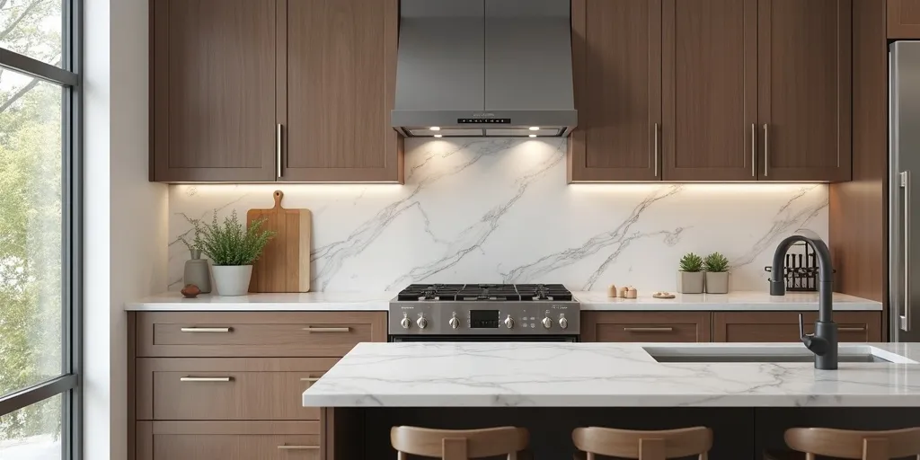 How do semi-custom cabinets offer a tailored look within a reasonable budget?