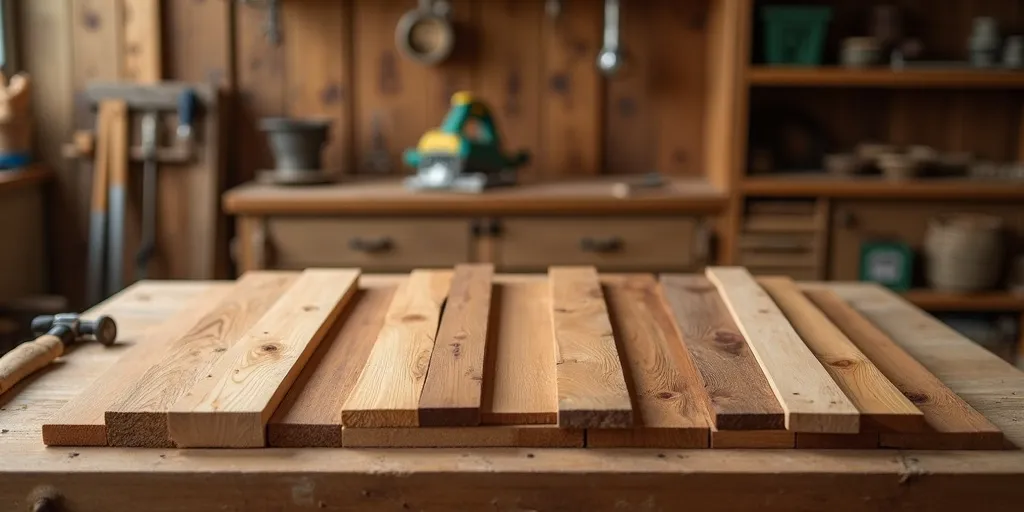 What factors should be considered when choosing wood for shelves?