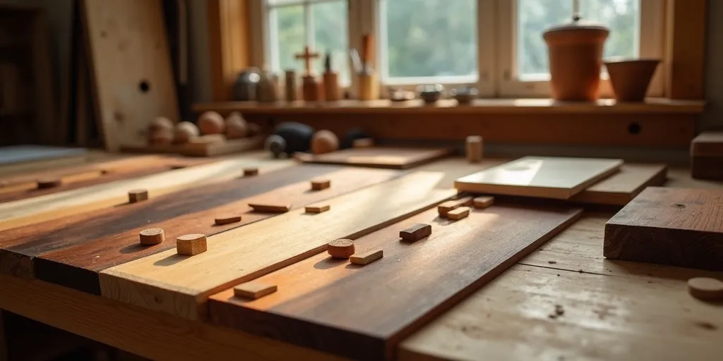 How can one determine the best wood for a shelving project?