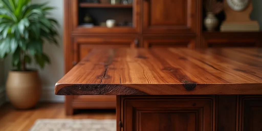 Why is rosewood furniture known for its durability?