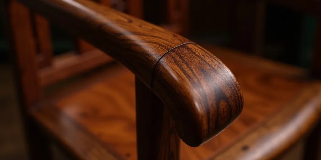 How does skilled craftsmanship impact the quality of rosewood furniture?