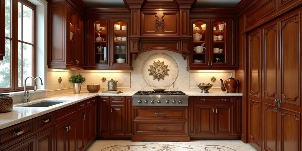 What features can increase the price of custom cabinets?