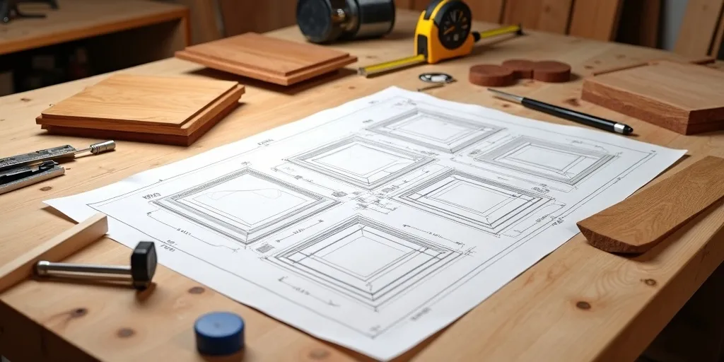 How can you calculate the cost of materials for custom cabinets?
