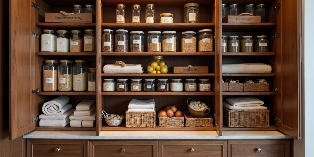 Why choose custom-built pantry cabinets for a tailored storage solution?