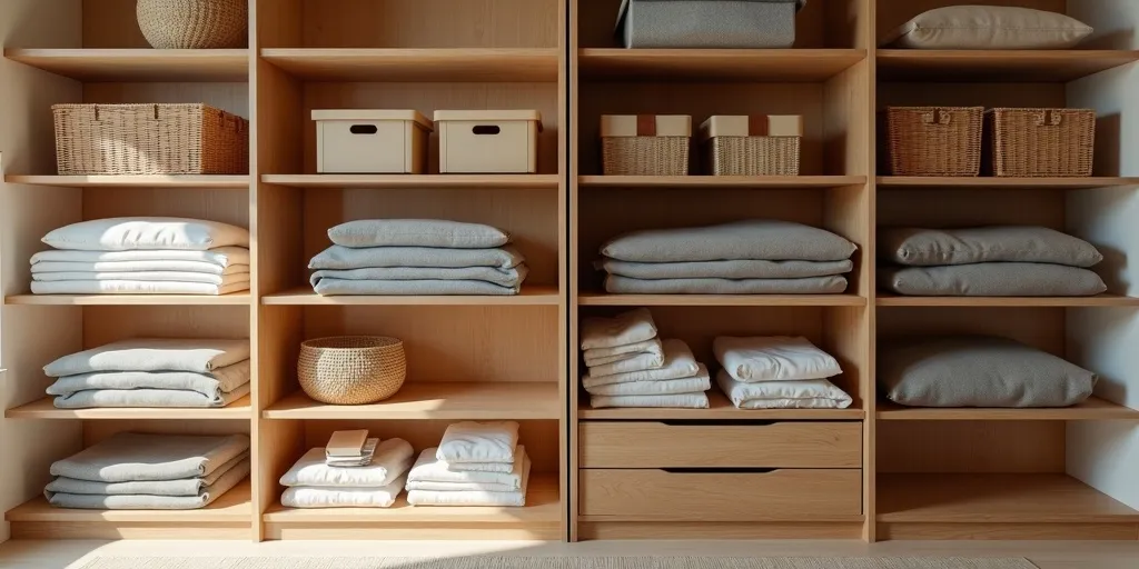 How does pine compare to hardwoods for closet shelves?