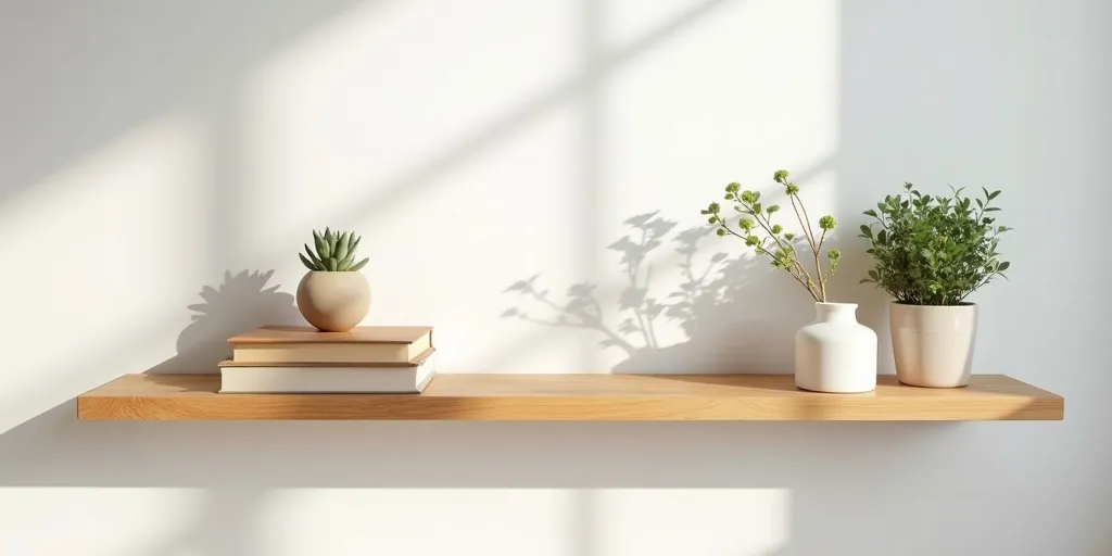 Are softwoods like pine suitable for floating shelves?