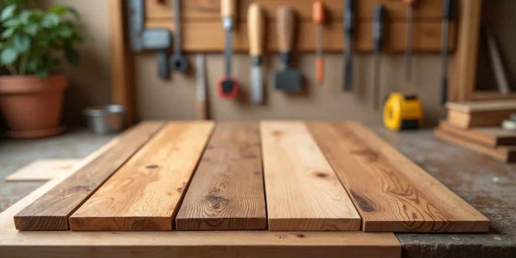 What factors should be considered when choosing wood for floating shelves?