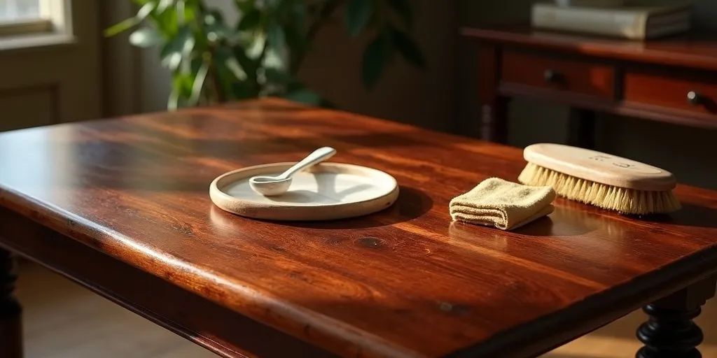 What are the essential steps for preserving rosewood furniture?