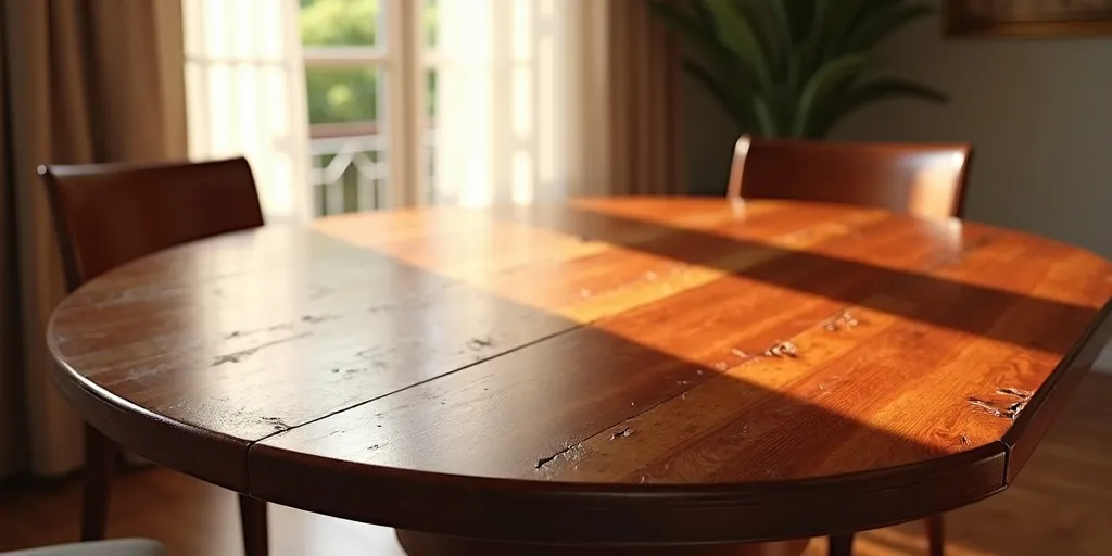Why is it important to avoid direct sunlight and heat for rosewood furniture?