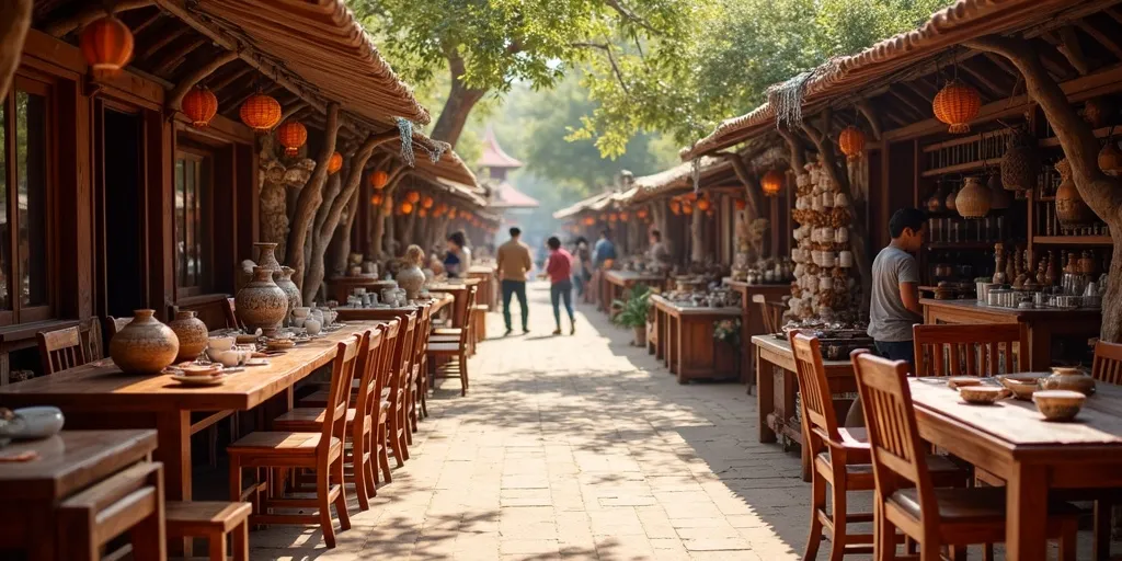 Where can i find potential buyers for rosewood furniture at local events?