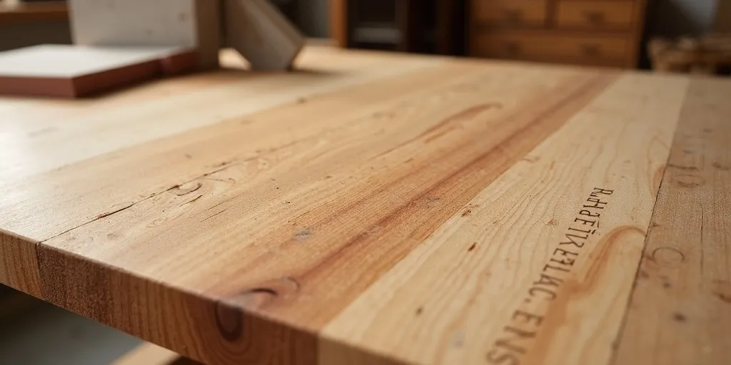 Why is it necessary to sand a wooden table before painting it?