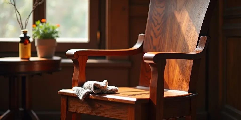 How does teak oil benefit rosewood furniture preservation?