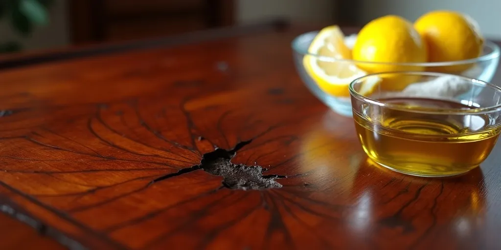 Why should harsh chemicals be avoided on rosewood furniture?
